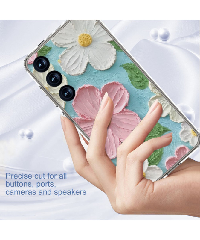 Coque Relief Floral - Samsung Galaxy S25 Plus