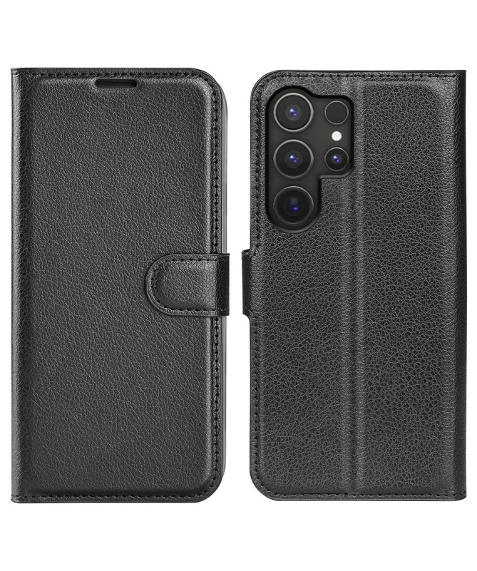 Étui Samsung Galaxy S25 Ultra style cuir porte cartes