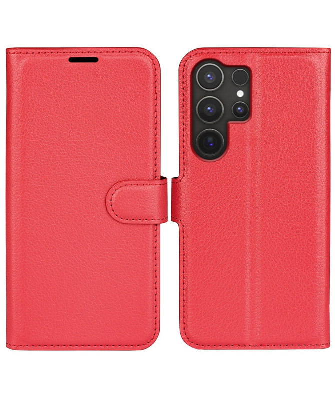 Étui Samsung Galaxy S25 Ultra style cuir porte cartes