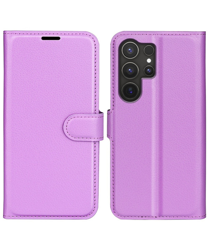 Étui Samsung Galaxy S25 Ultra style cuir porte cartes