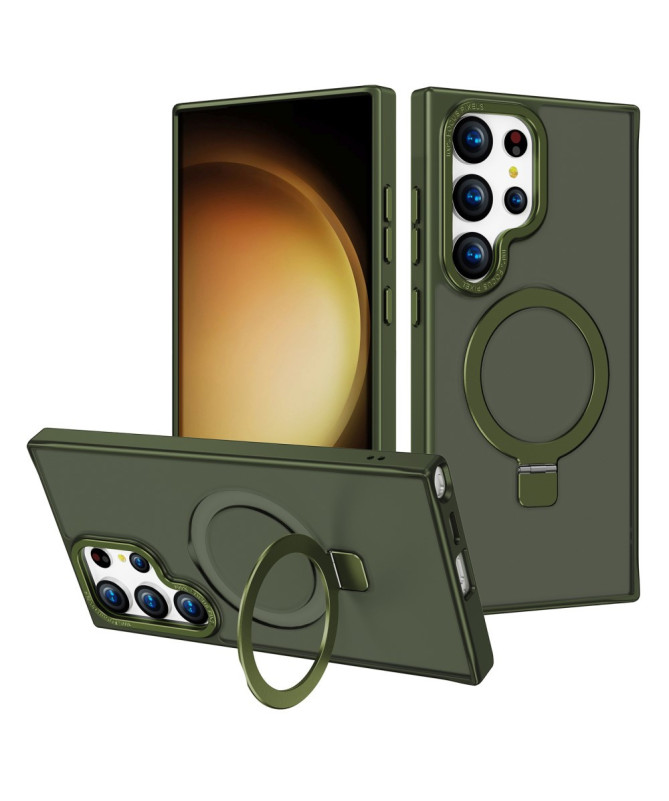 Coque Samsung Galaxy S25 Ultra avec support rotatif et compatibilité M