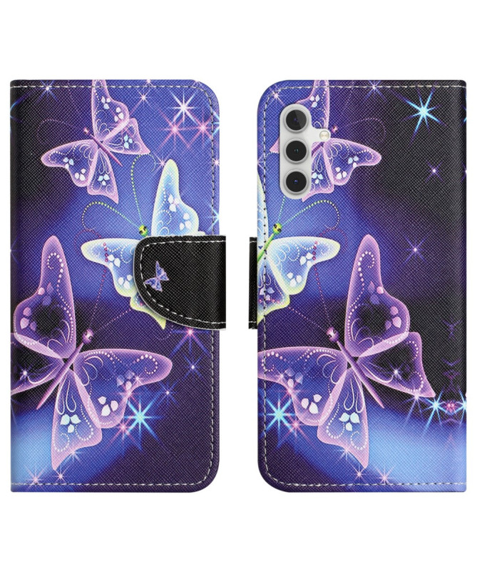 Housse Samsung Galaxy A15 5G Papillons Lumineux