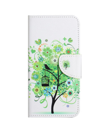 Housse Portefeuille Arbre Vert pour Galaxy A15 5G