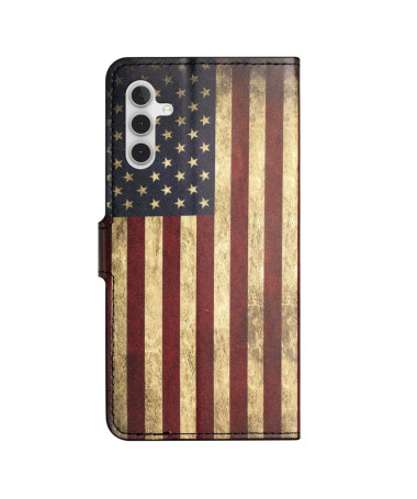 Housse Samsung Galaxy A15 5G Drapeau Américain Vintage