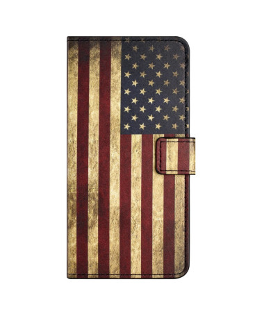 Housse Samsung Galaxy A15 5G Drapeau Américain Vintage