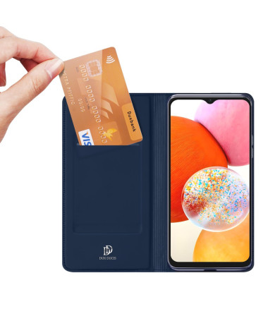 Housse Samsung Galaxy A15 5G / 4G Revêtement Satiné Bleu marine - photo 7