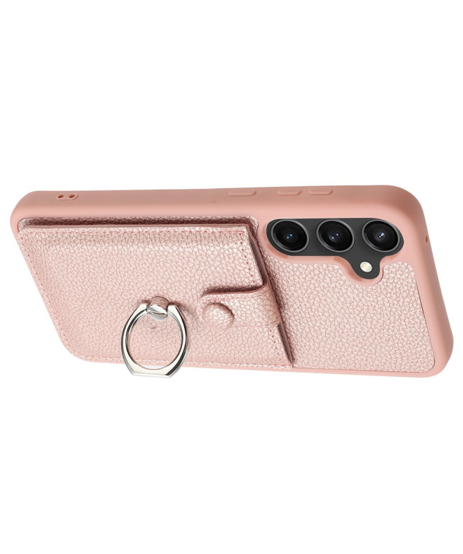 Coque Samsung Galaxy A15 4G / 5G avec porte-cartes et support anneau