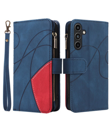 Housse Samsung Galaxy A15 5G Bicolore artistique 002 Series Bleu marine - photo 2