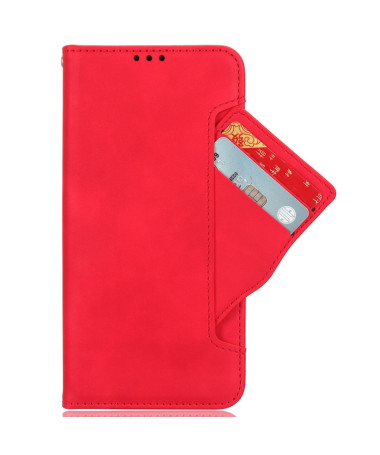 Housse Samsung Galaxy A15 5G Premium avec Porte Cartes Rouge foncé - photo 22