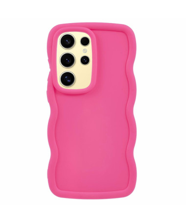 Coque Samsung Galaxy S25 Ultra avec Bords Ondulés