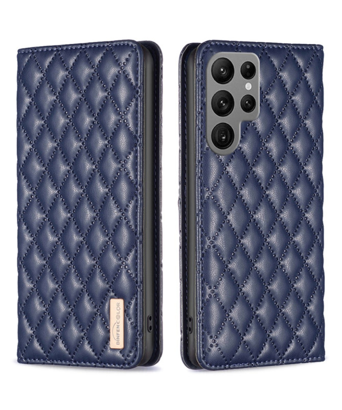 Flip Cover Samsung Galaxy S25 Ultra Matelassé BINFEN