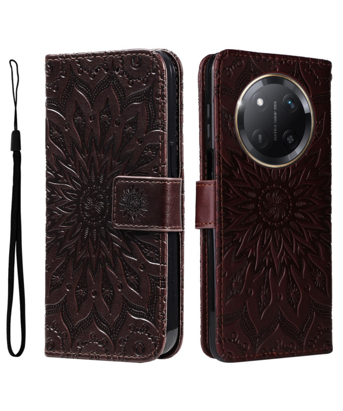 Housse Honor Magic 7 Lite Sunflower à lanière