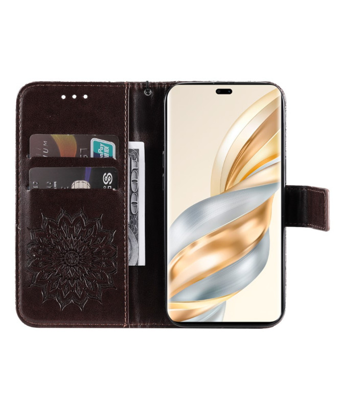 Housse Honor Magic 7 Lite Sunflower à lanière
