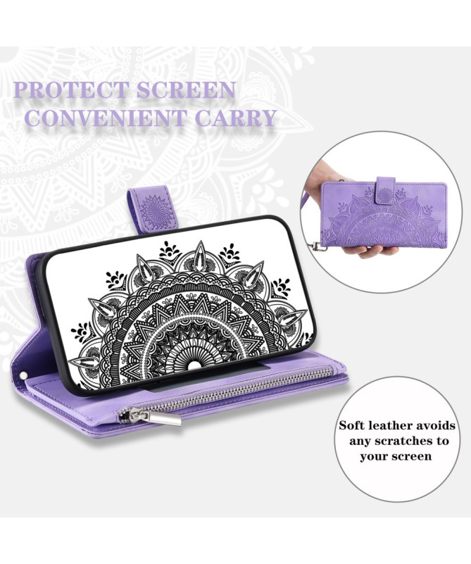 Housse Honor Magic 7 Lite Mandala Porte-Cartes