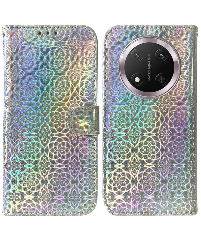 Housse Honor Magic 7 Lite Fleurs Holographiques