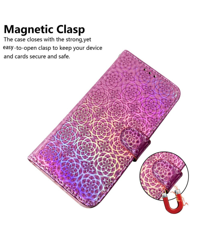 Housse Honor Magic 7 Lite Fleurs Holographiques