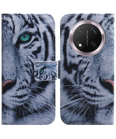 Housse Honor Magic 7 Lite Tigre Blanc