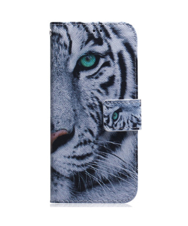 Housse Honor Magic 7 Lite Tigre Blanc