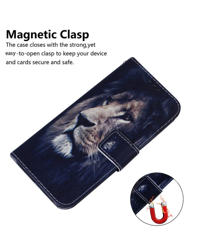 Housse Honor Magic 7 Lite Lion Majestueux