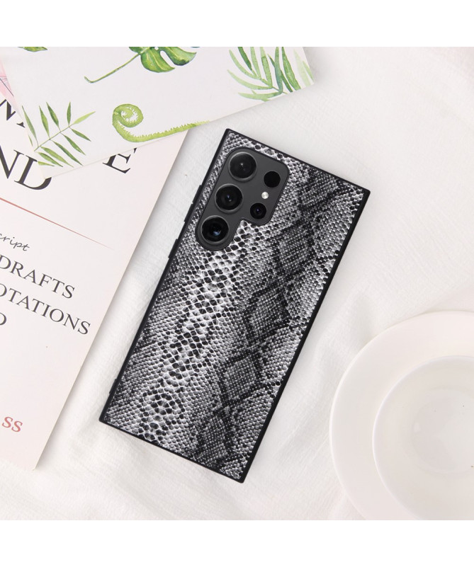 Coque Samsung Galaxy S25 Ultra effet peau de serpent