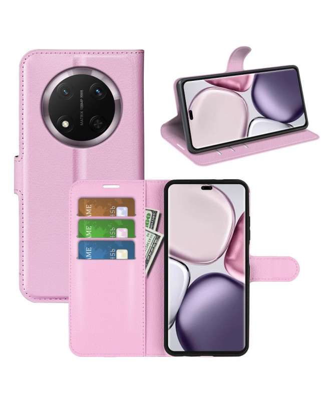 Étui Honor Magic 7 Lite style cuir porte cartes