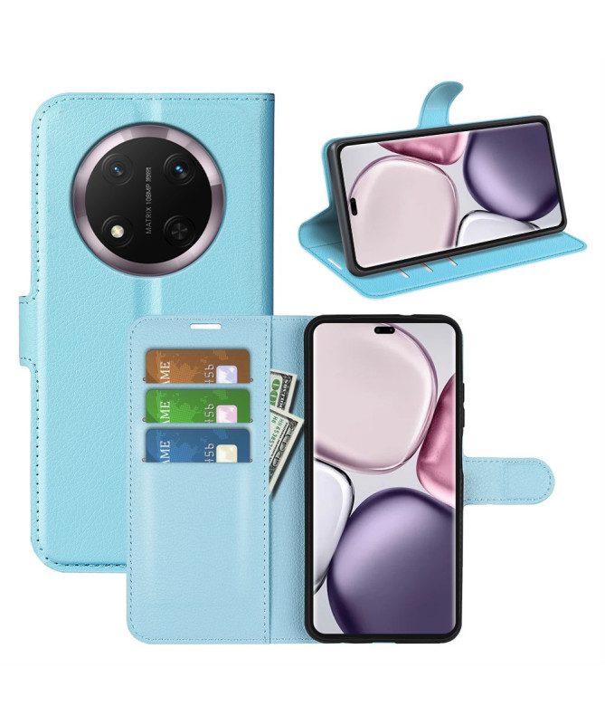 Étui Honor Magic 7 Lite style cuir porte cartes