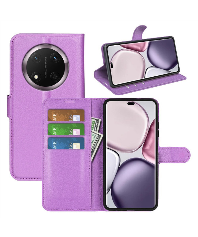 Étui Honor Magic 7 Lite style cuir porte cartes