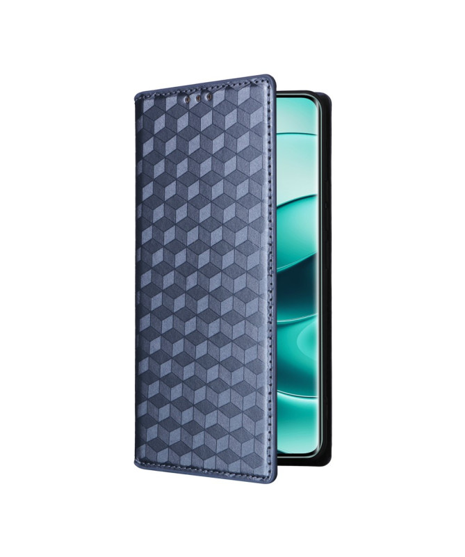 Housse Xiaomi Redmi Note 14 Pro 4G flip cover design géométrie