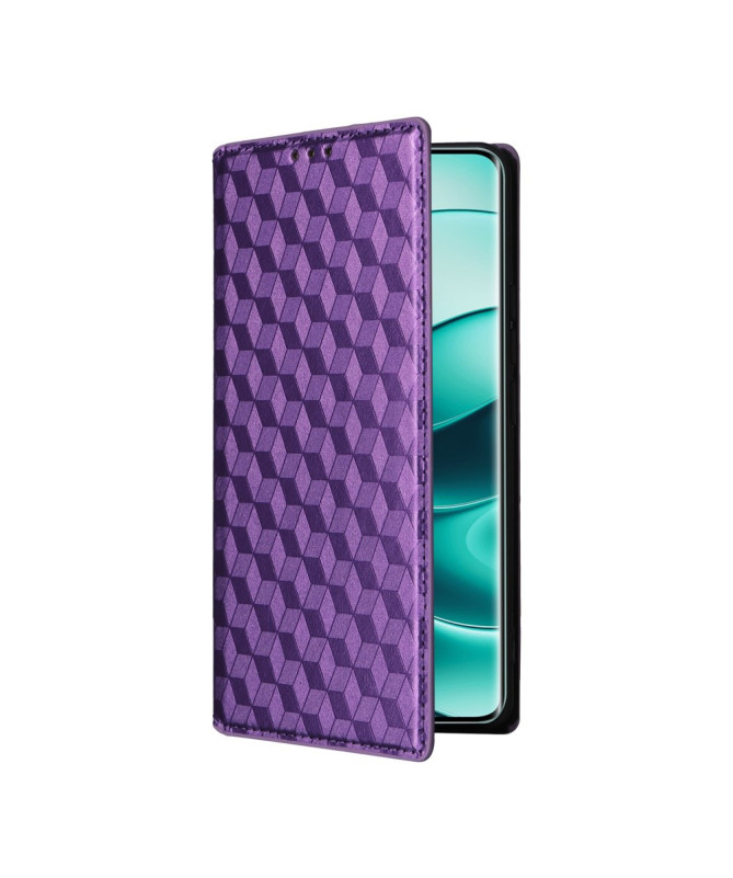 Housse Xiaomi Redmi Note 14 Pro 4G flip cover design géométrie