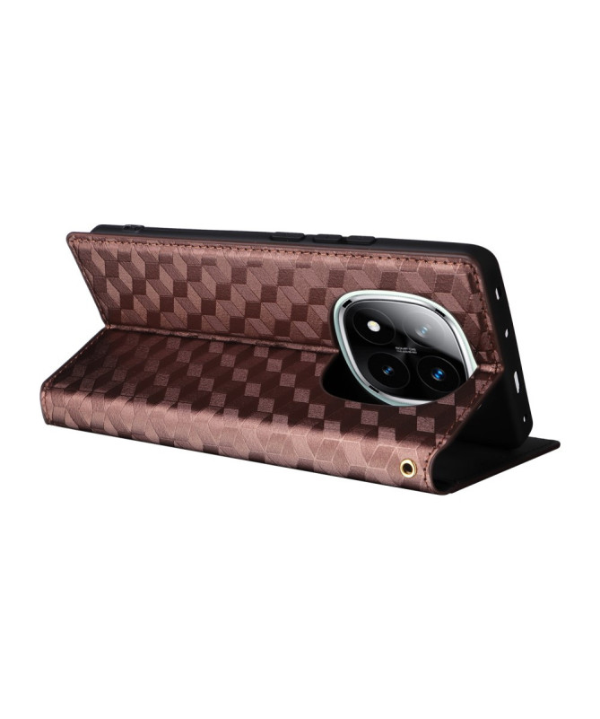 Housse Xiaomi Redmi Note 14 Pro 4G flip cover design géométrie