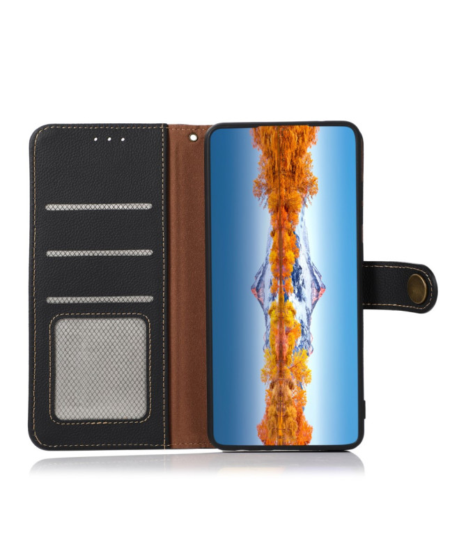 Housse Xiaomi Redmi Note 14 Pro 4G KHAZNEH Classic en cuir