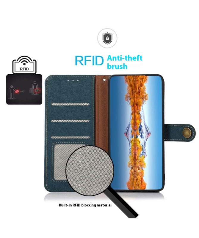 Housse Xiaomi Redmi Note 14 Pro 4G KHAZNEH Classic en cuir