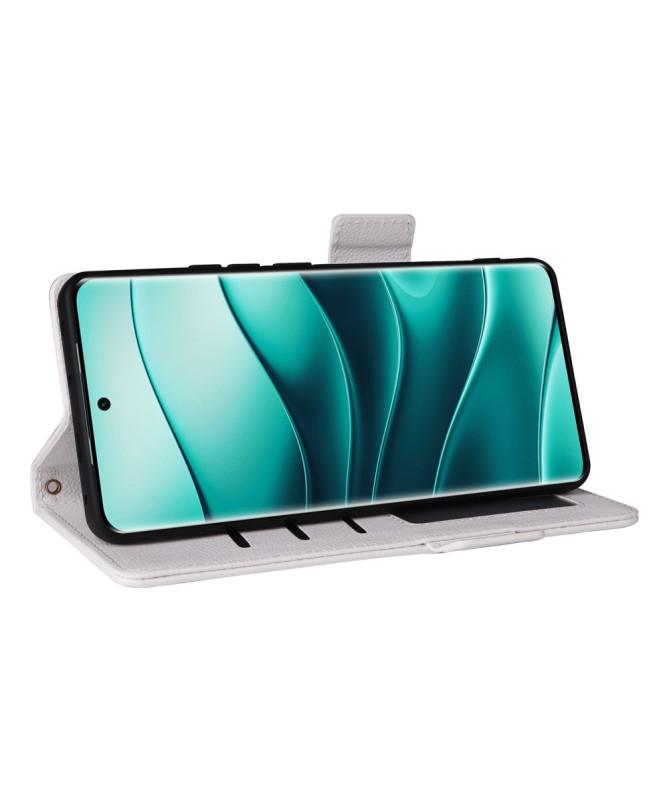 FOLKEN - Housse Xiaomi Redmi Note 14 Pro 4G effet cuir à Lanière