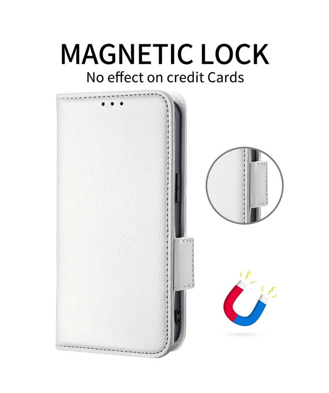 FOLKEN - Housse Xiaomi Redmi Note 14 Pro 4G effet cuir à Lanière