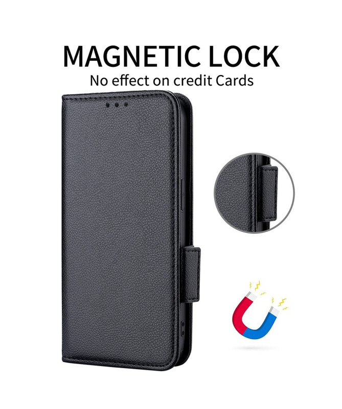 FOLKEN - Housse Xiaomi Redmi Note 14 Pro 4G effet cuir à Lanière