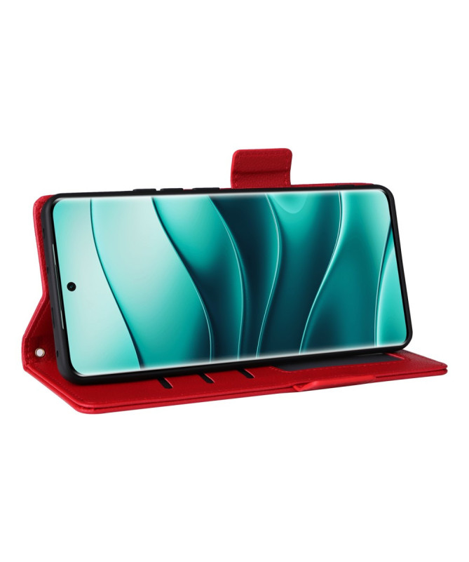 FOLKEN - Housse Xiaomi Redmi Note 14 Pro 4G effet cuir à Lanière