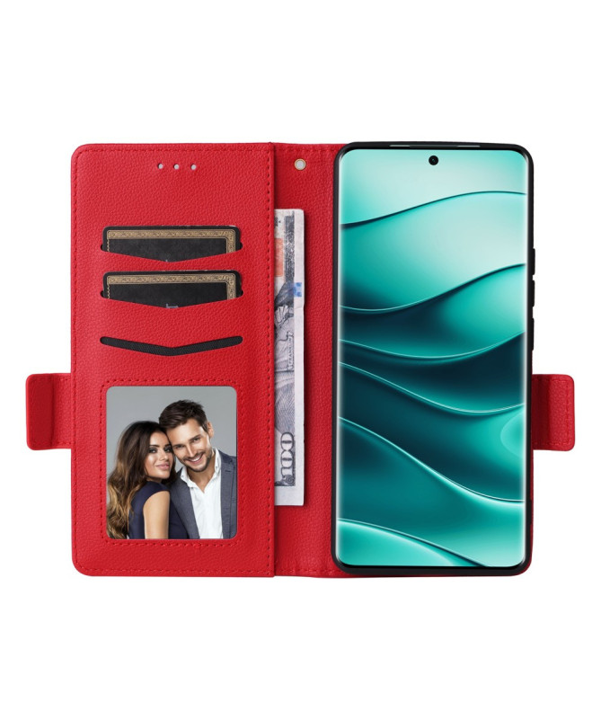 FOLKEN - Housse Xiaomi Redmi Note 14 Pro 4G effet cuir à Lanière