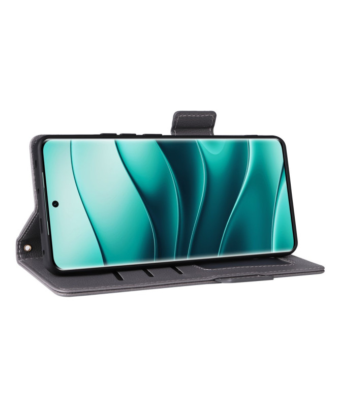 FOLKEN - Housse Xiaomi Redmi Note 14 Pro 4G effet cuir à Lanière