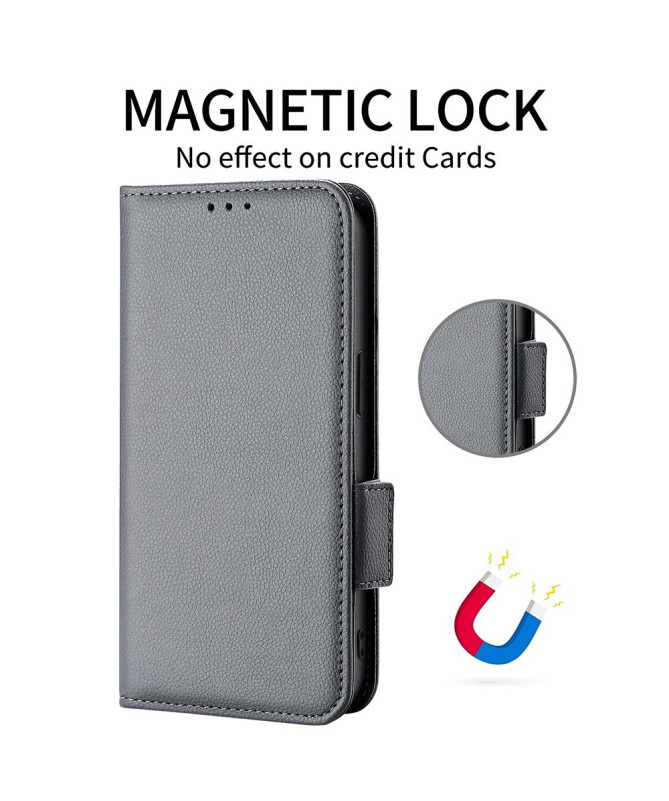 FOLKEN - Housse Xiaomi Redmi Note 14 Pro 4G effet cuir à Lanière