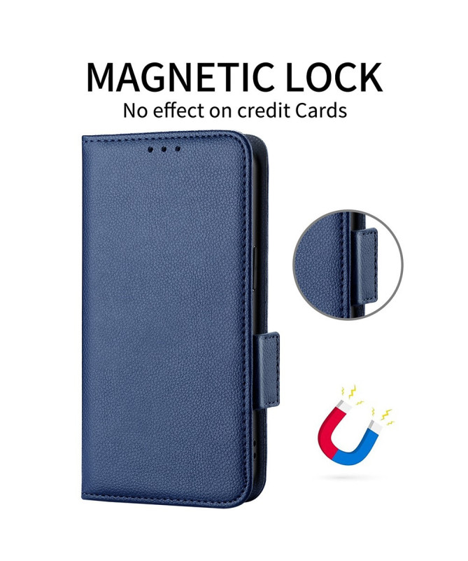 FOLKEN - Housse Xiaomi Redmi Note 14 Pro 4G effet cuir à Lanière