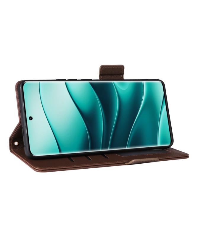 FOLKEN - Housse Xiaomi Redmi Note 14 Pro 4G effet cuir à Lanière