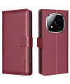 Housse Xiaomi Redmi Note 14 Pro 4G Porte-Cartes en Simili Cuir BF32