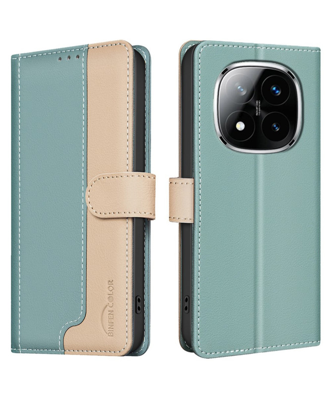 SOPHIE | Housse Xiaomi Redmi Note 14 Pro 4G Bicolore Portefeuille