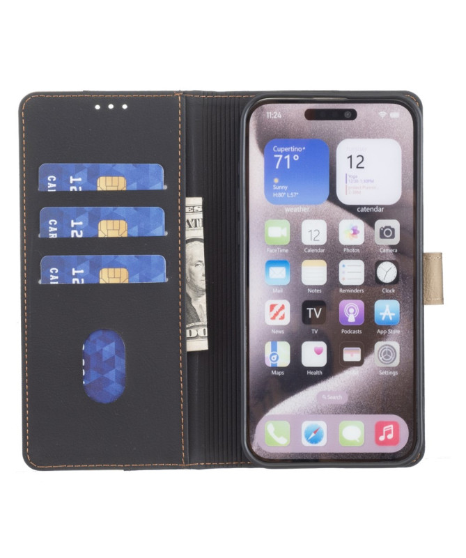 SOPHIE | Housse Xiaomi Redmi Note 14 Pro 4G Bicolore Portefeuille