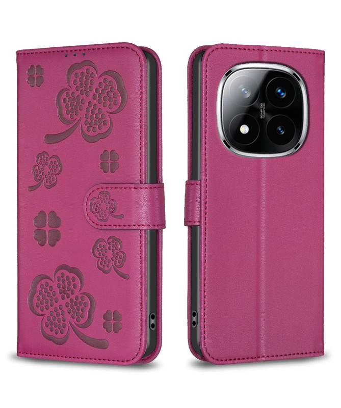Clover | Housse Trèfle Gravé Xiaomi Redmi Note 14 Pro 4G