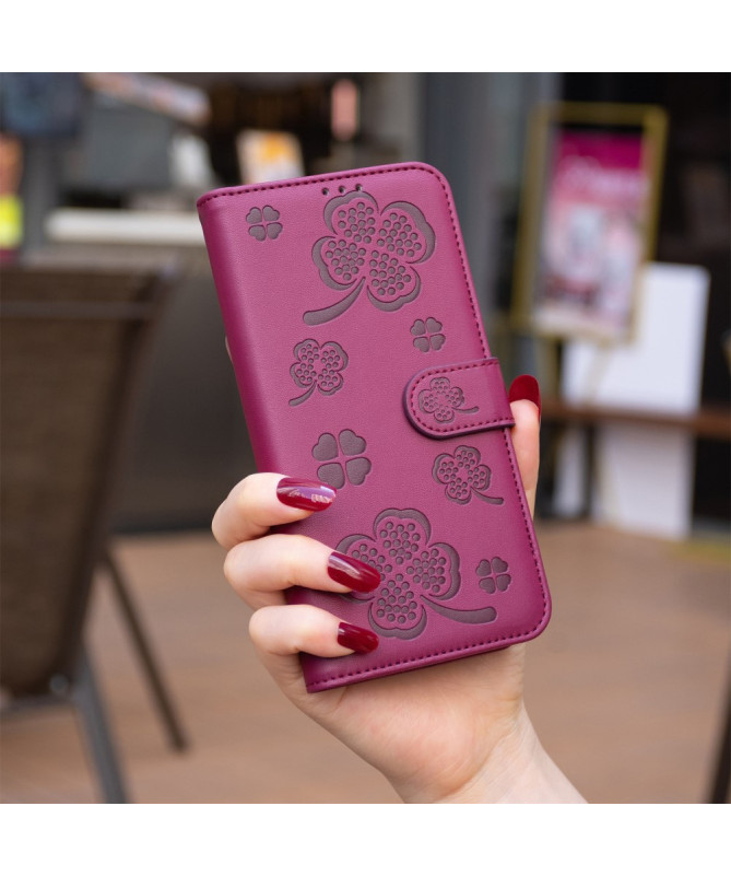 Clover | Housse Trèfle Gravé Xiaomi Redmi Note 14 Pro 4G