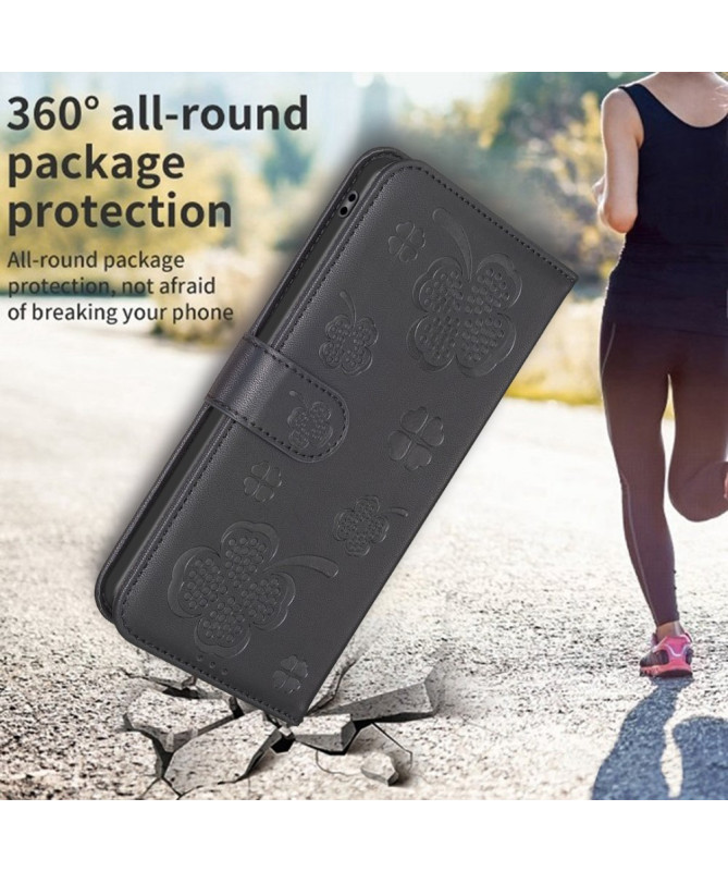 Clover | Housse Trèfle Gravé Xiaomi Redmi Note 14 Pro 4G