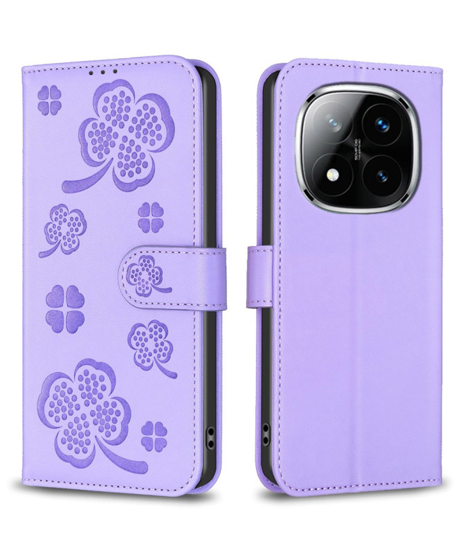 Clover | Housse Trèfle Gravé Xiaomi Redmi Note 14 Pro 4G