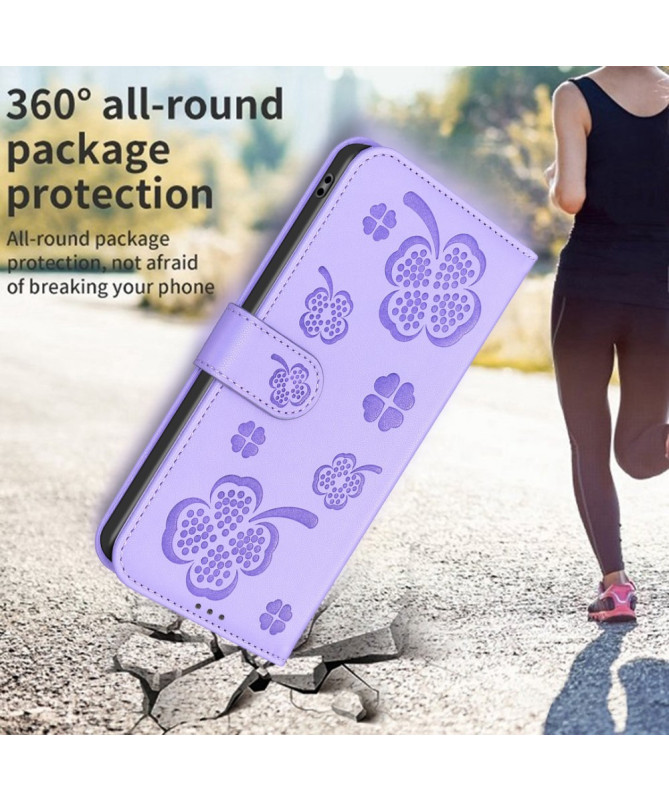 Clover | Housse Trèfle Gravé Xiaomi Redmi Note 14 Pro 4G