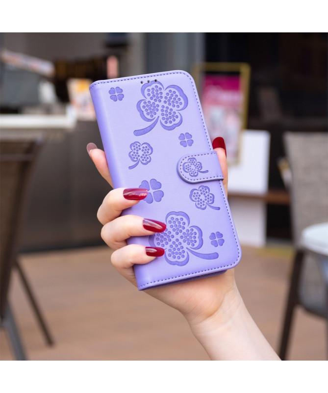 Clover | Housse Trèfle Gravé Xiaomi Redmi Note 14 Pro 4G
